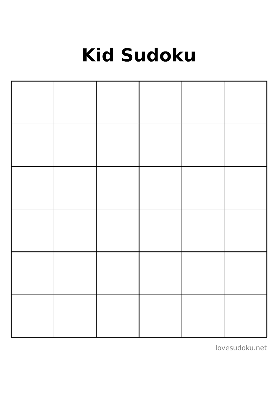 beginner sudoku for kids